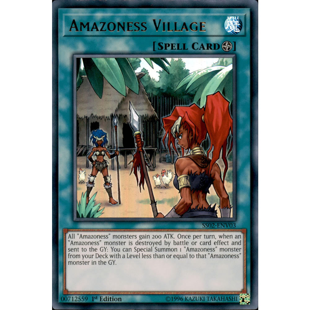 Amazoness Village SS02-ENV03 Yu-Gi-Oh! Card from the Speed Duel: Duelists of Tomorrow Set