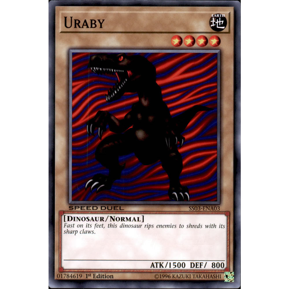Uraby SS03-ENA03 Yu-Gi-Oh! Card from the Speed Duel: Ultimate Predators Set