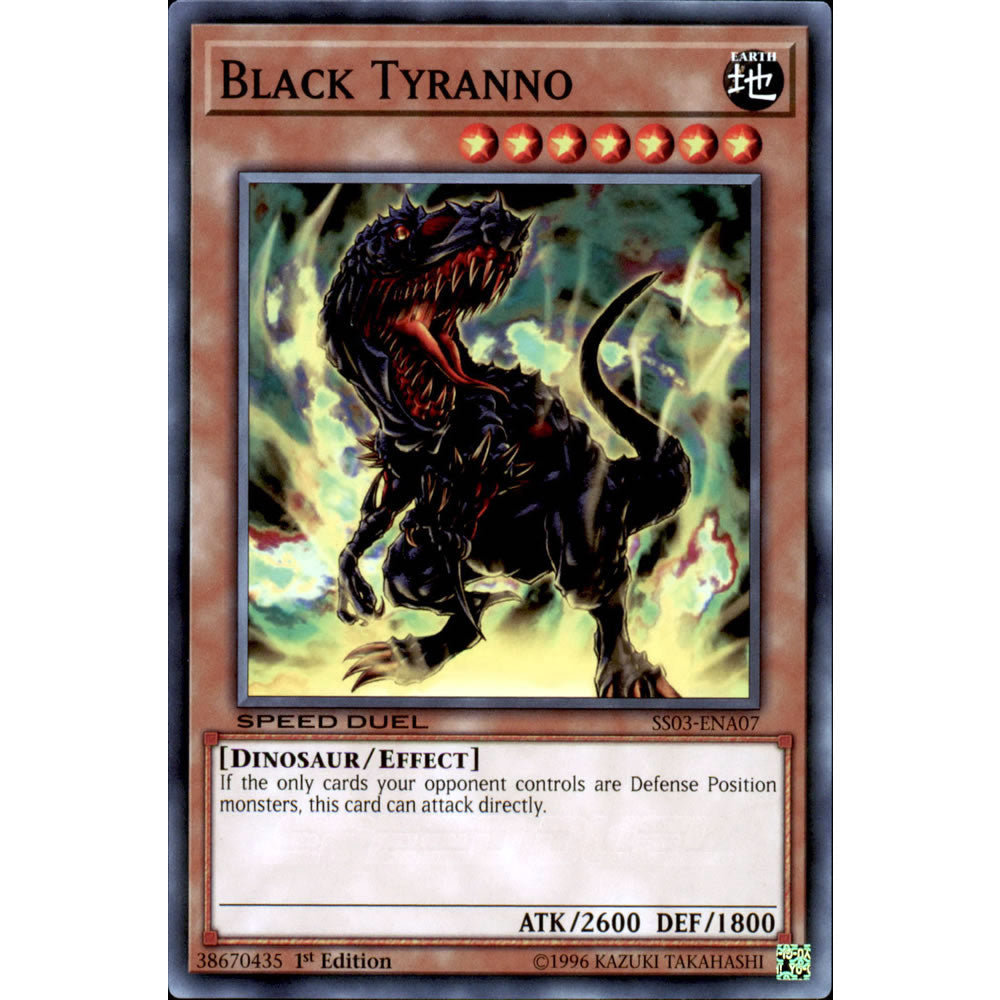 Black Tyranno SS03-ENA07 Yu-Gi-Oh! Card from the Speed Duel: Ultimate Predators Set