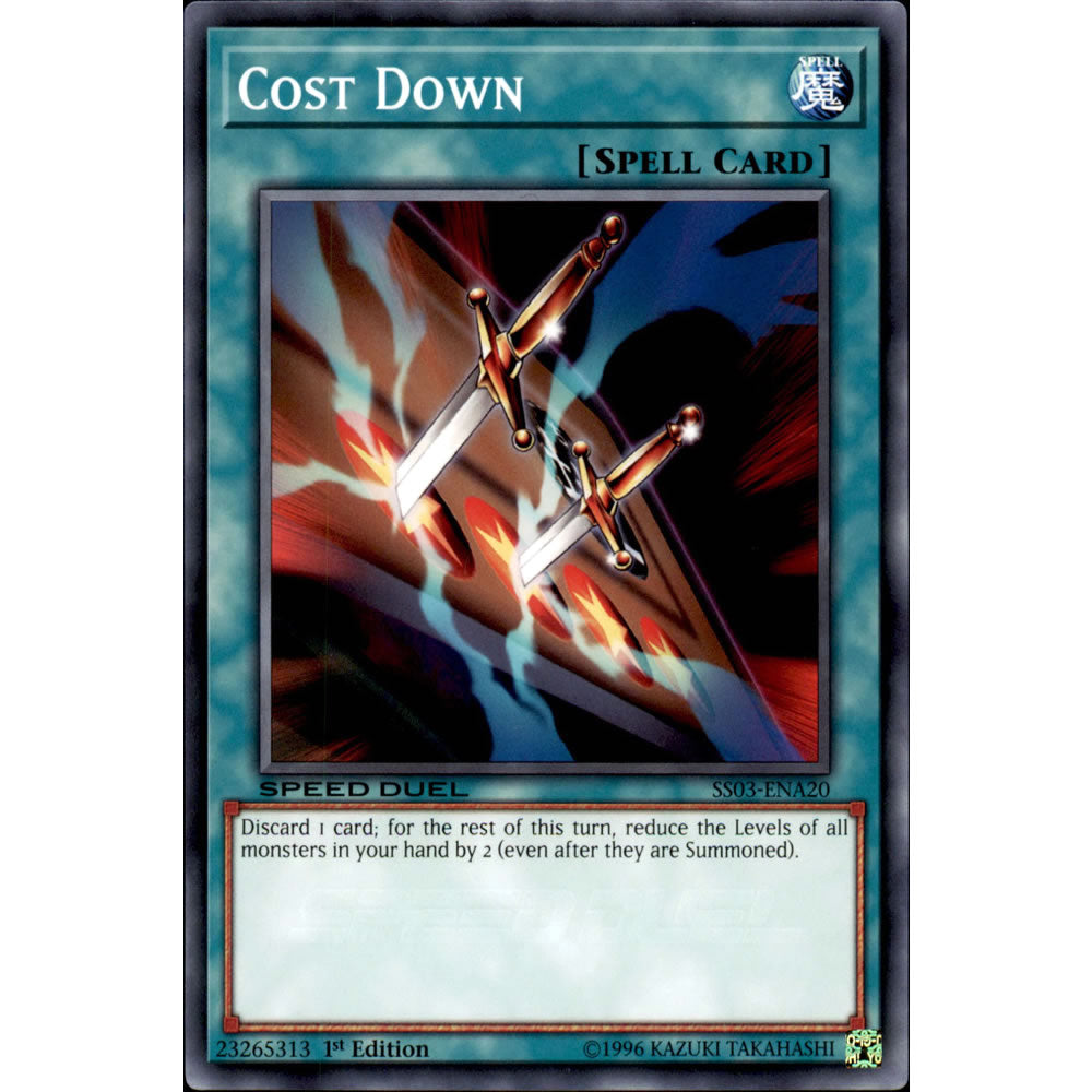 Cost Down SS03-ENA20 Yu-Gi-Oh! Card from the Speed Duel: Ultimate Predators Set