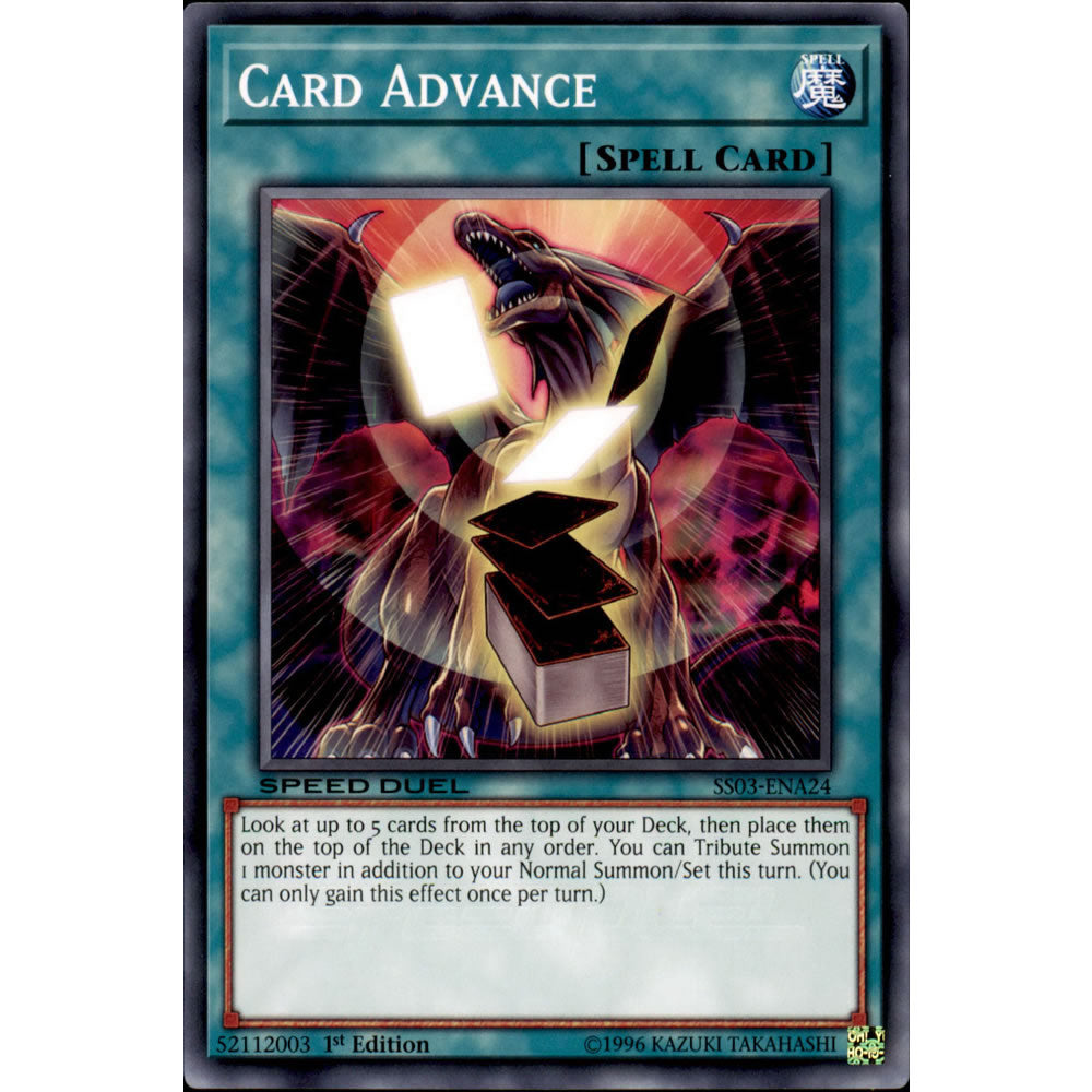 Card Advance SS03-ENA24 Yu-Gi-Oh! Card from the Speed Duel: Ultimate Predators Set