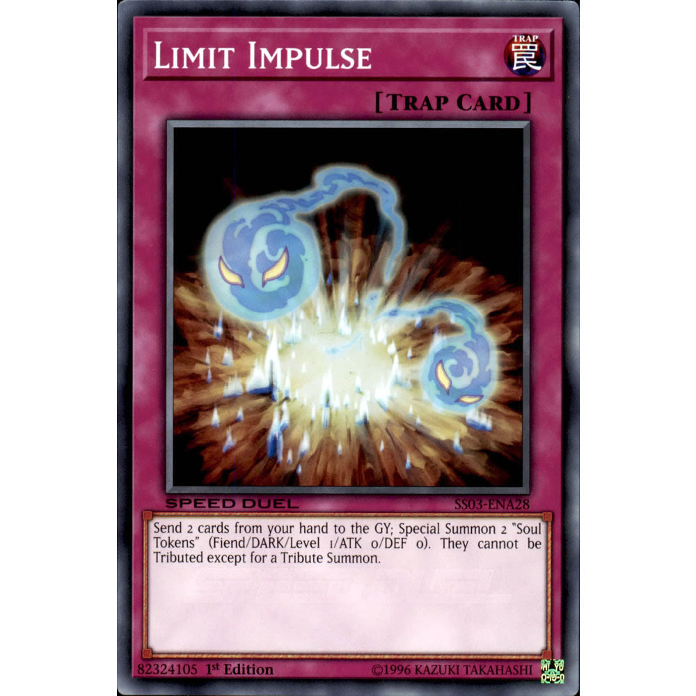Limit Impulse SS03-ENA28 Yu-Gi-Oh! Card from the Speed Duel: Ultimate Predators Set