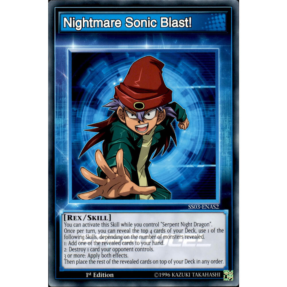 Nightmare Sonic Blast! SS03-ENAS2 Yu-Gi-Oh! Card from the Speed Duel: Ultimate Predators Set