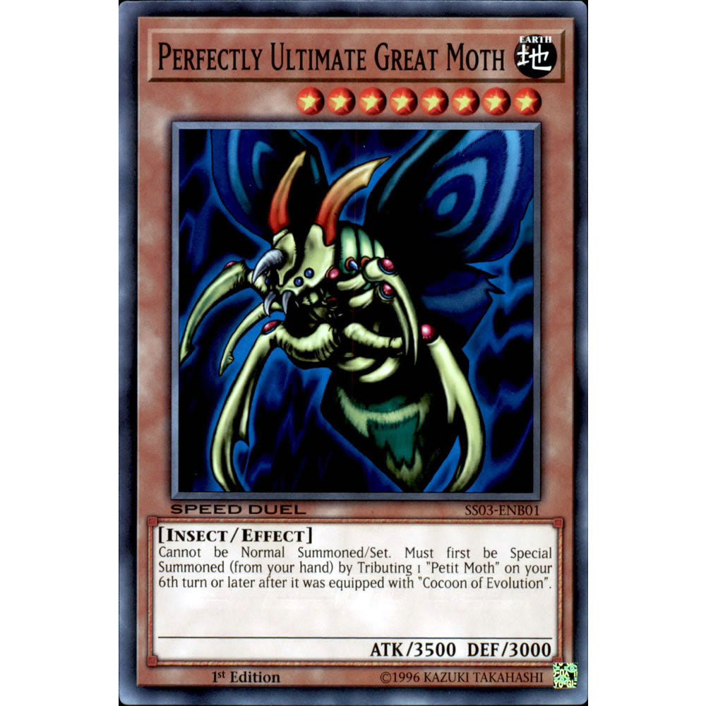 Perfectly Ultimate Great Moth SS03-ENB01 Yu-Gi-Oh! Card from the Speed Duel: Ultimate Predators Set