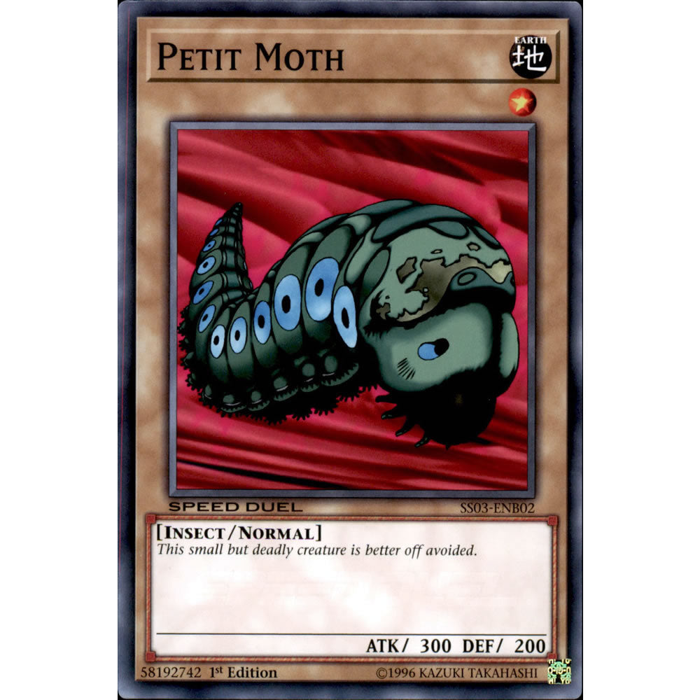 Petit Moth SS03-ENB02 Yu-Gi-Oh! Card from the Speed Duel: Ultimate Predators Set