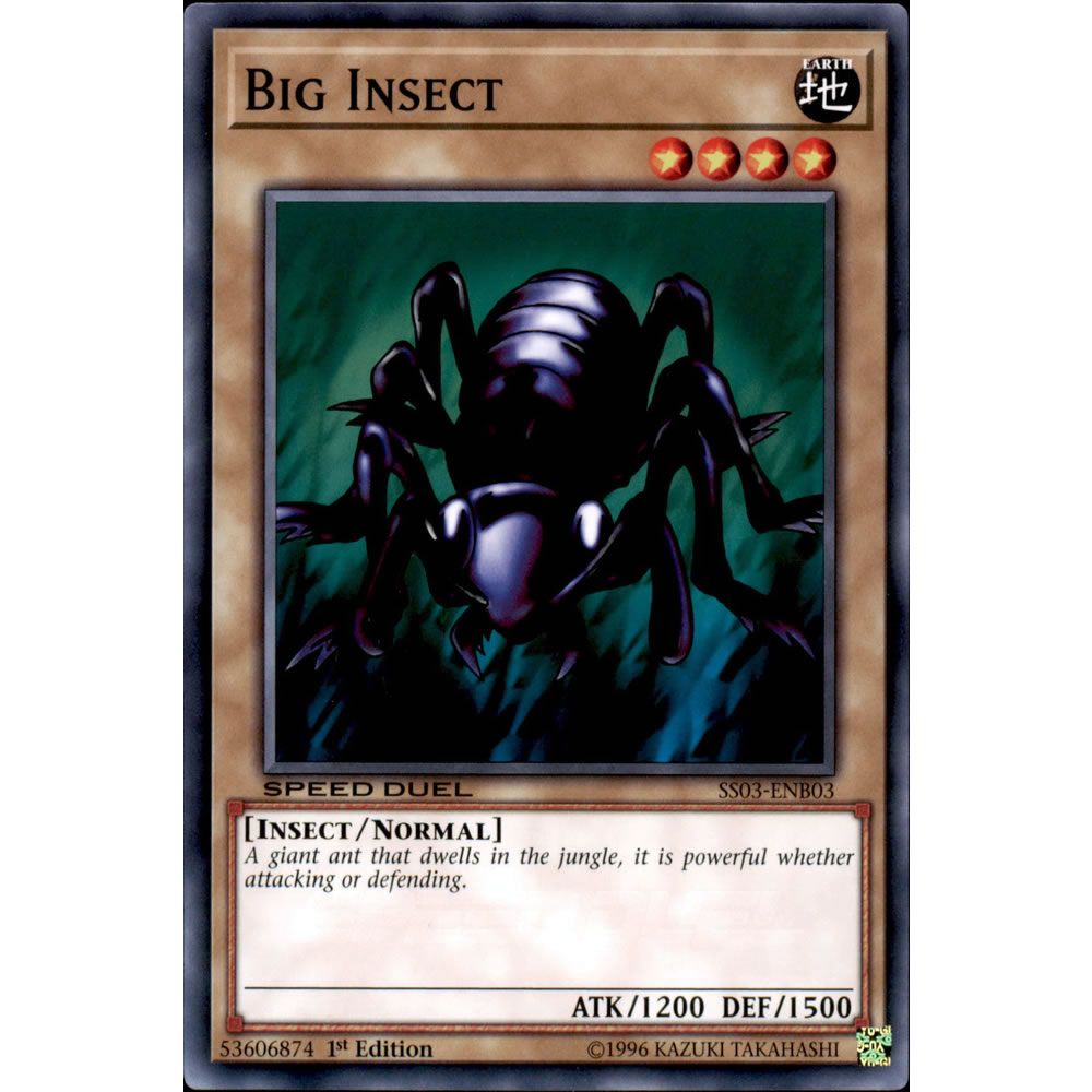 Big Insect SS03-ENB03 Yu-Gi-Oh! Card from the Speed Duel: Ultimate Predators Set