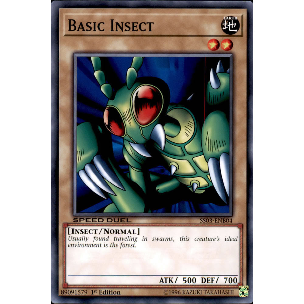 Basic Insect SS03-ENB04 Yu-Gi-Oh! Card from the Speed Duel: Ultimate Predators Set