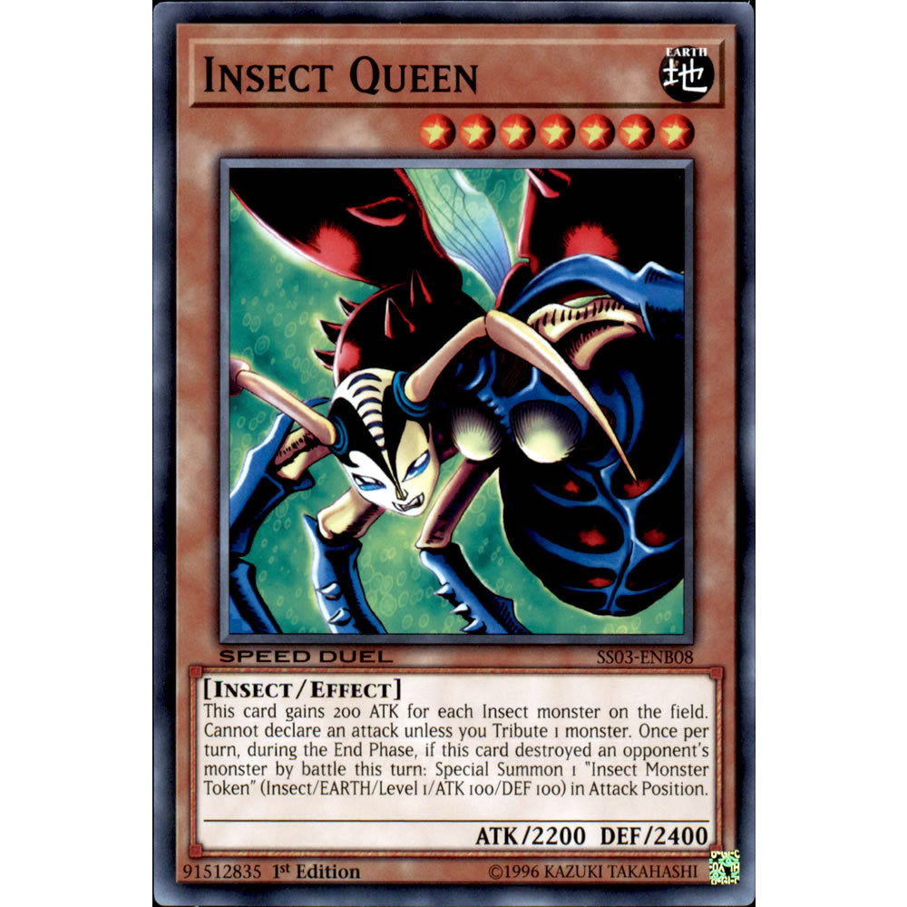 Insect Queen SS03-ENB08 Yu-Gi-Oh! Card from the Speed Duel: Ultimate Predators Set