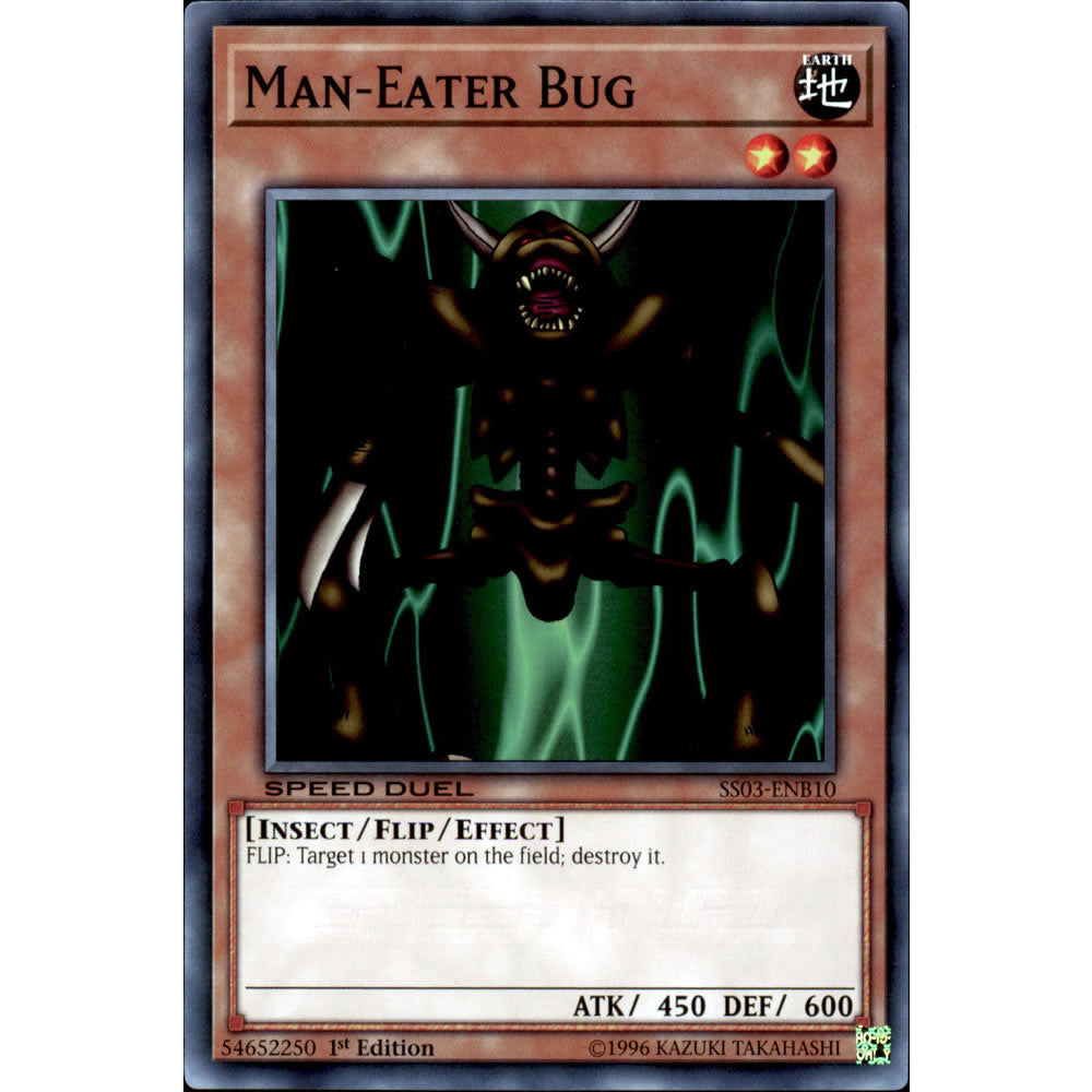 Man-Eater Bug SS03-ENB10 Yu-Gi-Oh! Card from the Speed Duel: Ultimate Predators Set