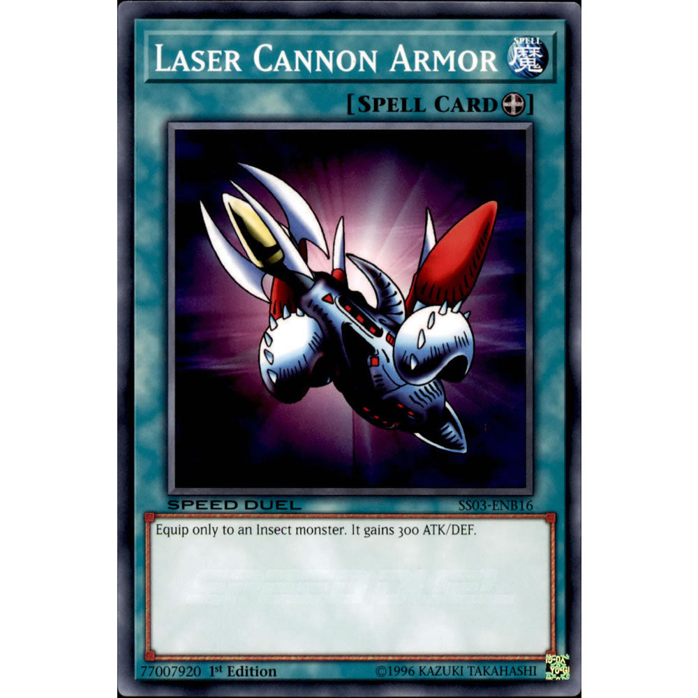Laser Cannon Armor SS03-ENB16 Yu-Gi-Oh! Card from the Speed Duel: Ultimate Predators Set
