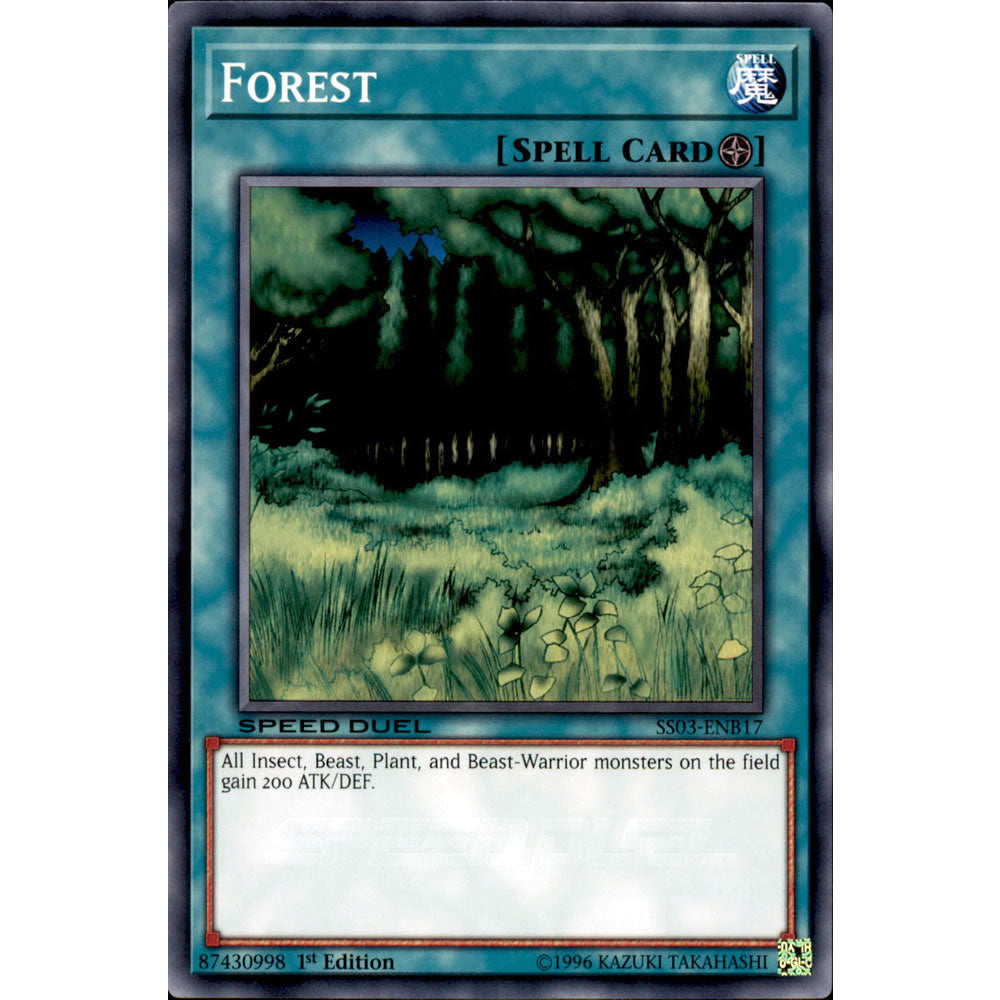 Forest SS03-ENB17 Yu-Gi-Oh! Card from the Speed Duel: Ultimate Predators Set