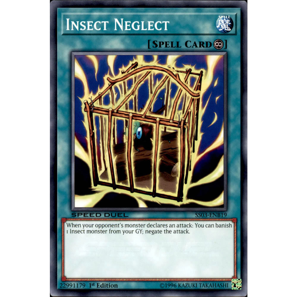 Insect Neglect SS03-ENB19 Yu-Gi-Oh! Card from the Speed Duel: Ultimate Predators Set