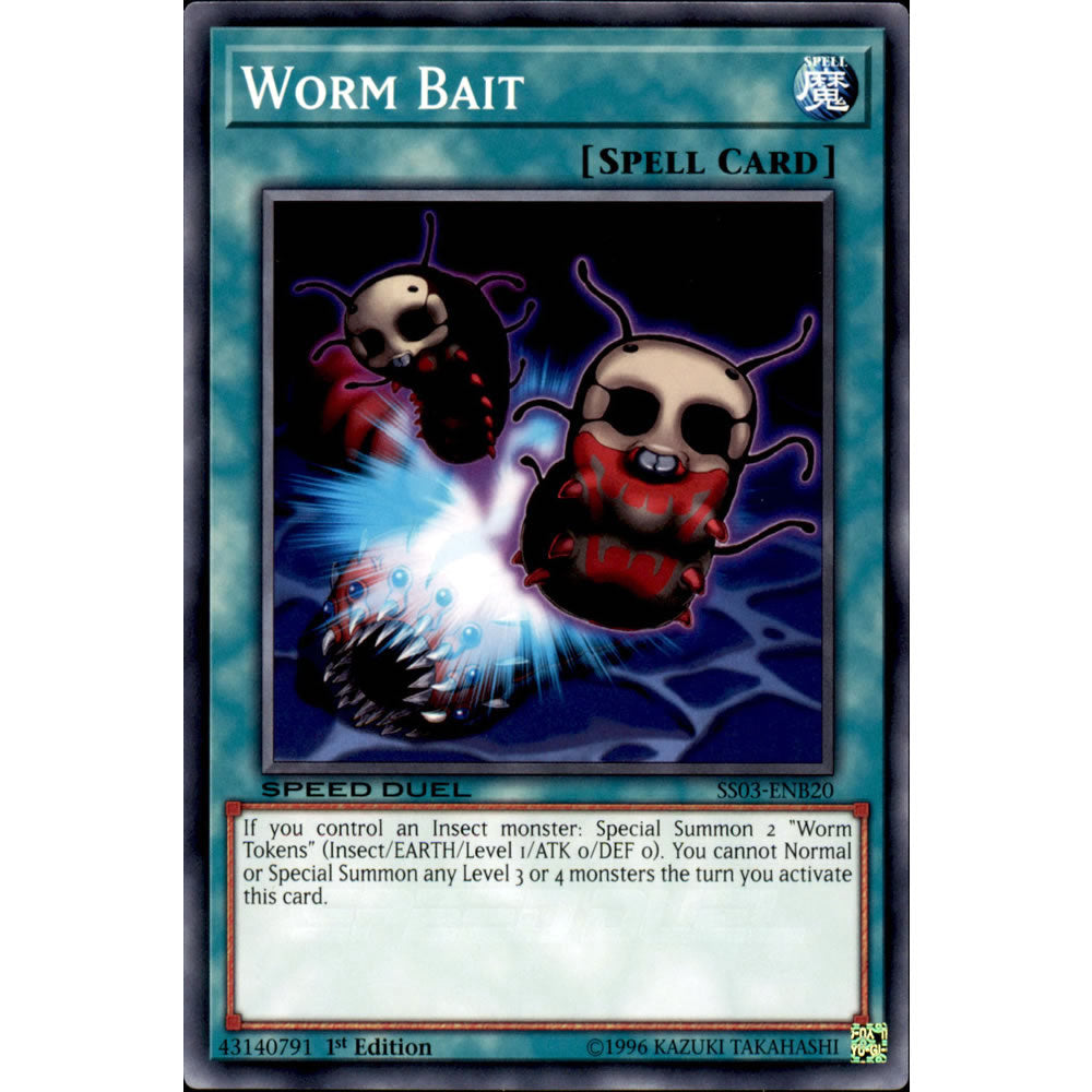 Worm Bait SS03-ENB20 Yu-Gi-Oh! Card from the Speed Duel: Ultimate Predators Set