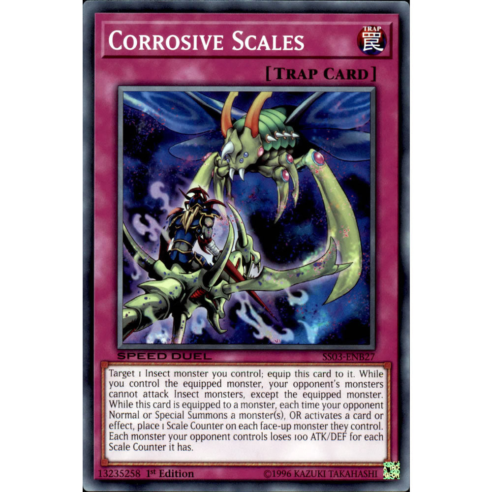 Corrosive Scales SS03-ENB27 Yu-Gi-Oh! Card from the Speed Duel: Ultimate Predators Set