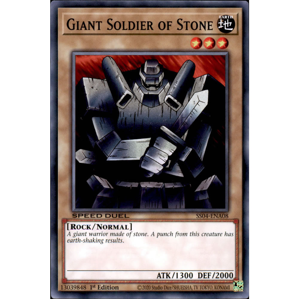 Giant Soldier of Stone SS04-ENA08 Yu-Gi-Oh! Card from the Speed Duel: Match of the Millennium Set