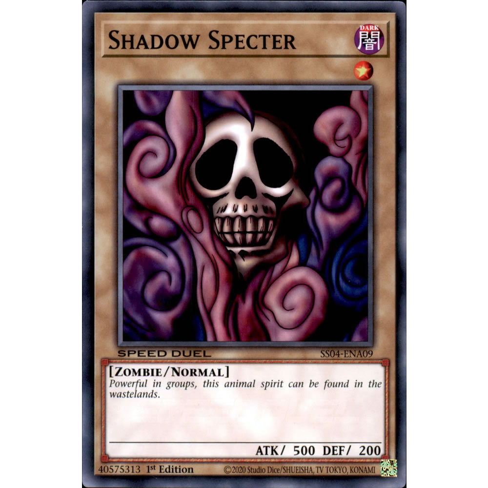 Shadow Specter SS04-ENA09 Yu-Gi-Oh! Card from the Speed Duel: Match of the Millennium Set