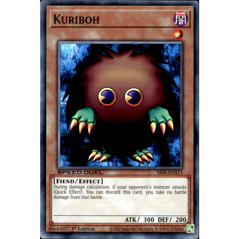 Kuriboh SS04-ENA13 Yu-Gi-Oh! Card from the Speed Duel: Match of the Millennium Set
