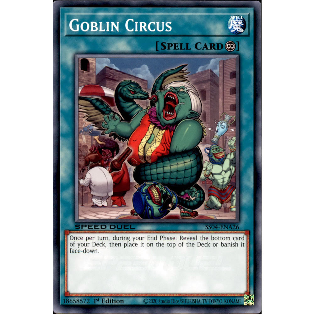 Goblin Circus SS04-ENA26 Yu-Gi-Oh! Card from the Speed Duel: Match of the Millennium Set
