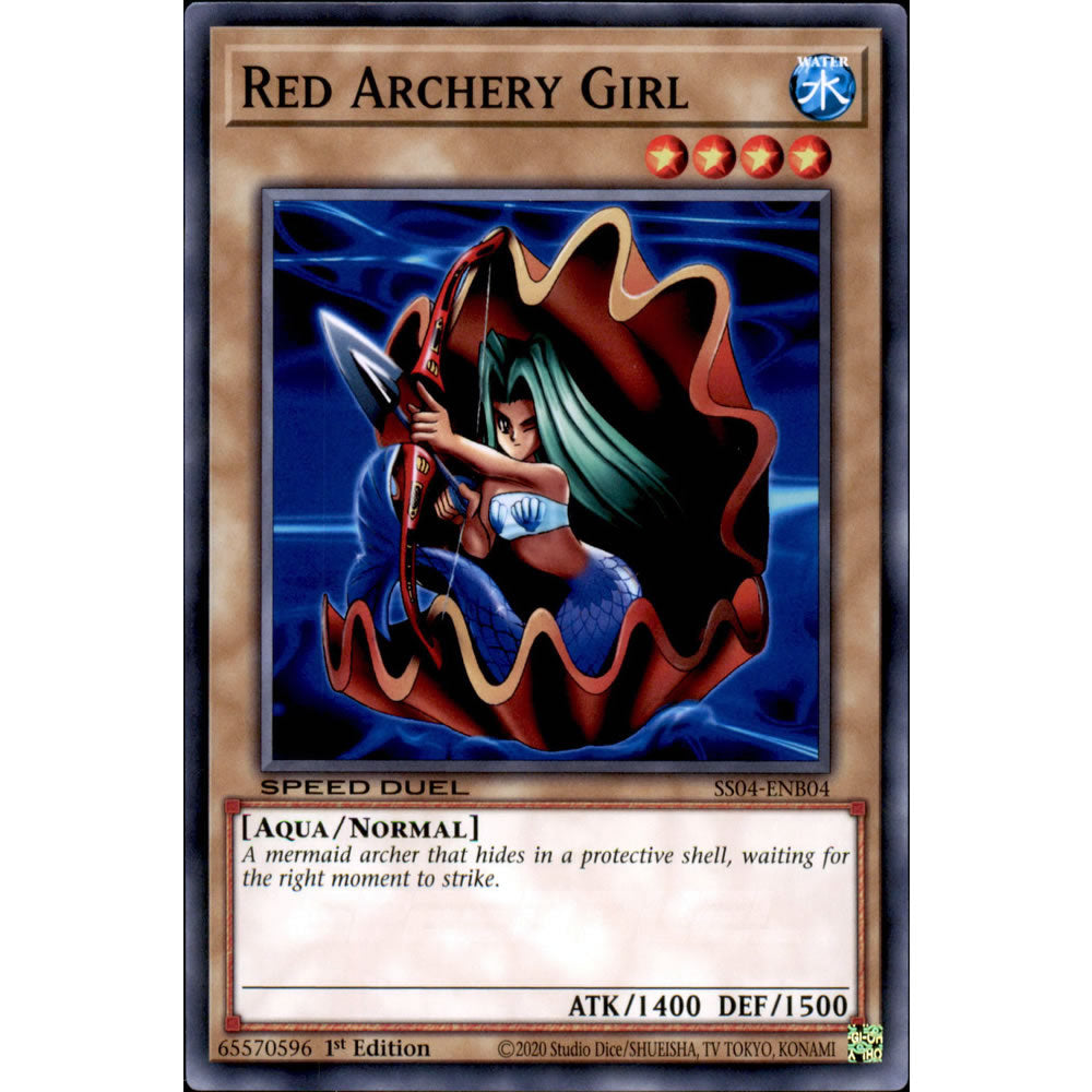 Red Archery Girl SS04-ENB04 Yu-Gi-Oh! Card from the Speed Duel: Match of the Millennium Set
