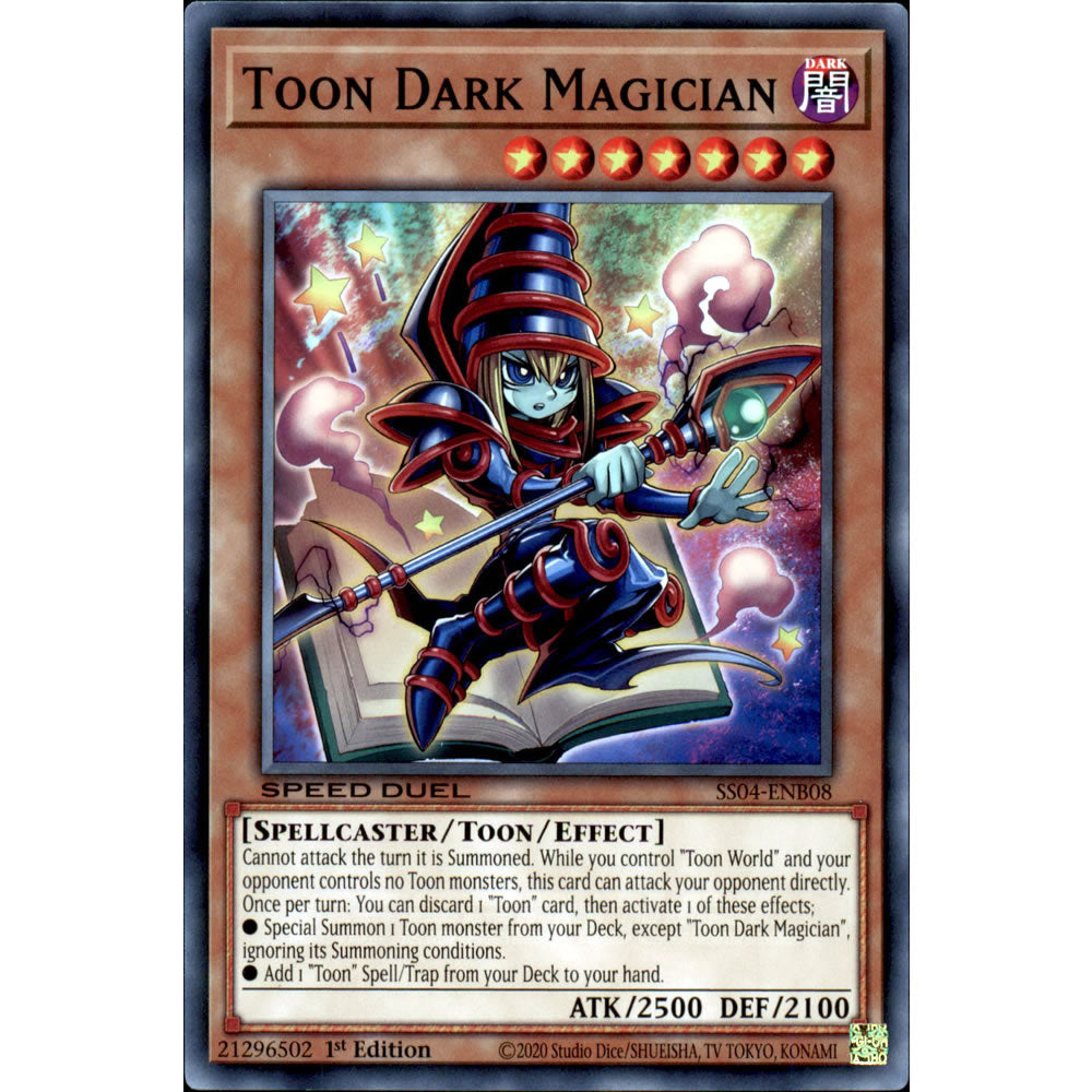 Toon Dark Magician SS04-ENB08 Yu-Gi-Oh! Card from the Speed Duel: Match of the Millennium Set