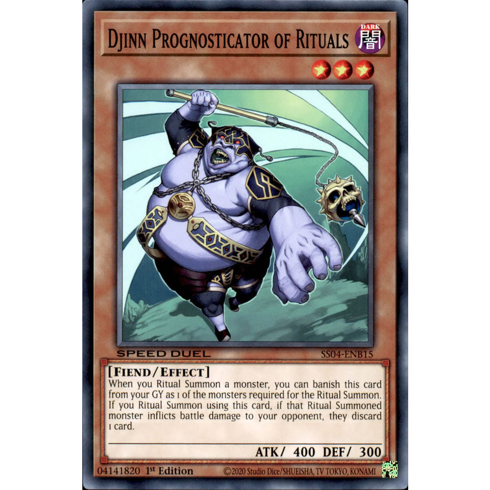Djinn Prognosticator of Rituals SS04-ENB15 Yu-Gi-Oh! Card from the Speed Duel: Match of the Millennium Set