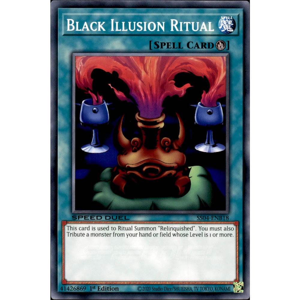 Black Illusion Ritual SS04-ENB18 Yu-Gi-Oh! Card from the Speed Duel: Match of the Millennium Set