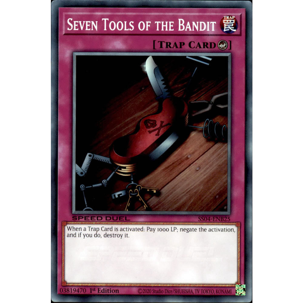 Seven Tools of the Bandit SS04-ENB25 Yu-Gi-Oh! Card from the Speed Duel: Match of the Millennium Set