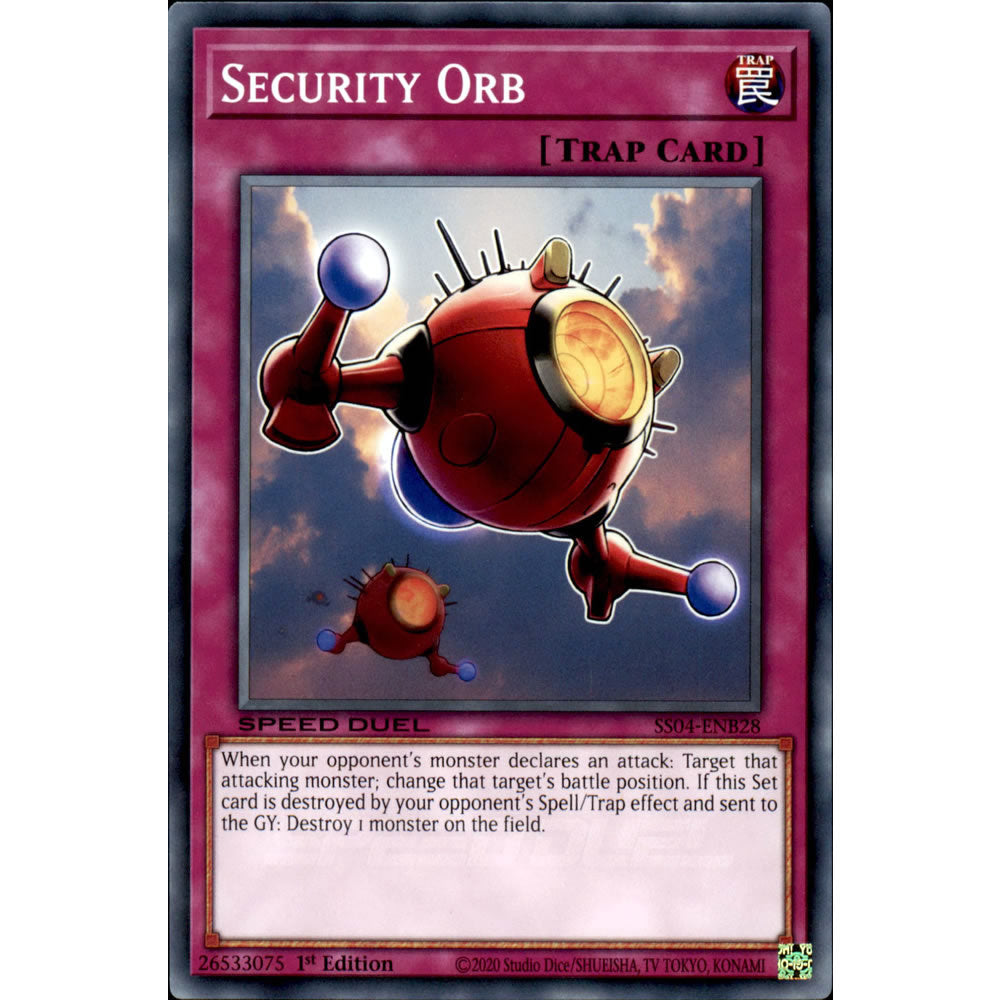 Security Orb SS04-ENB28 Yu-Gi-Oh! Card from the Speed Duel: Match of the Millennium Set