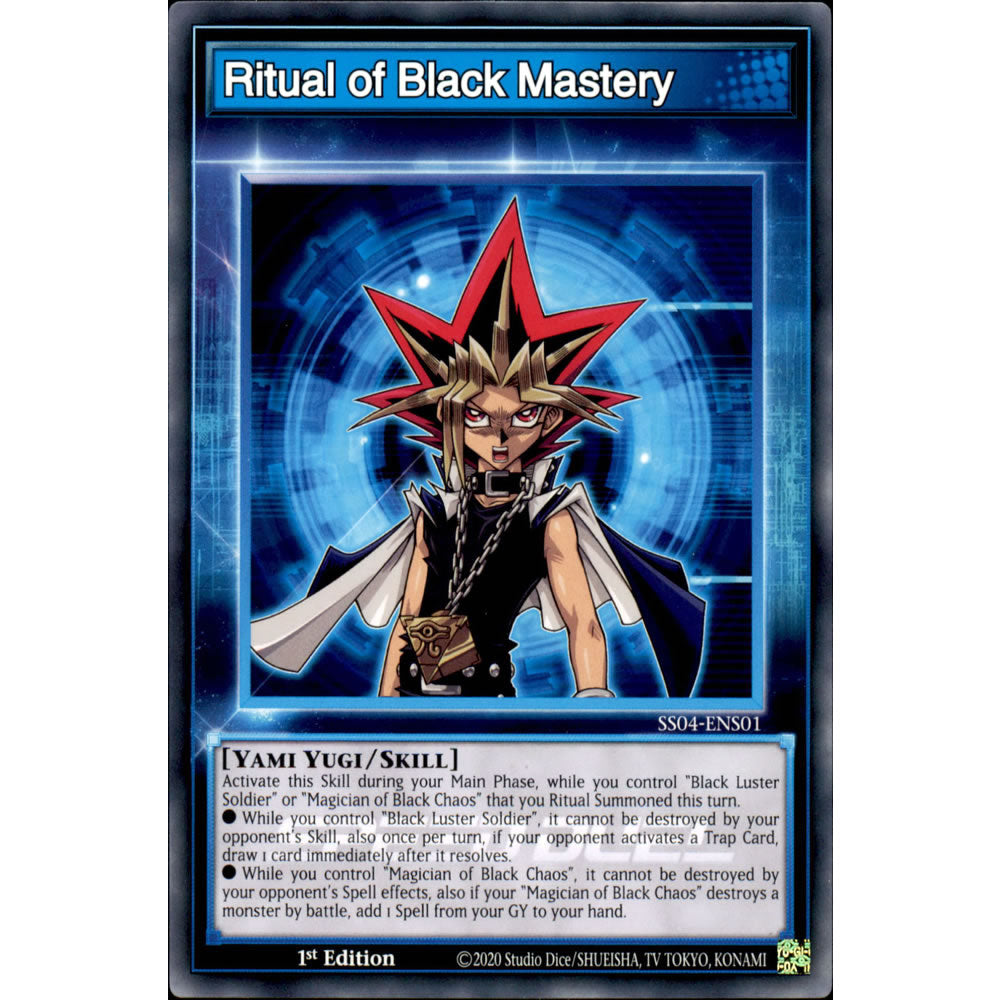 Ritual of Black Mastery SS04-ENS01 Yu-Gi-Oh! Card from the Speed Duel: Match of the Millennium Set