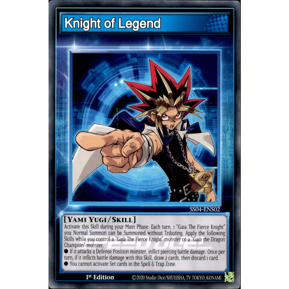 Knight of Legend SS04-ENS02 Yu-Gi-Oh! Card from the Speed Duel: Match of the Millennium Set