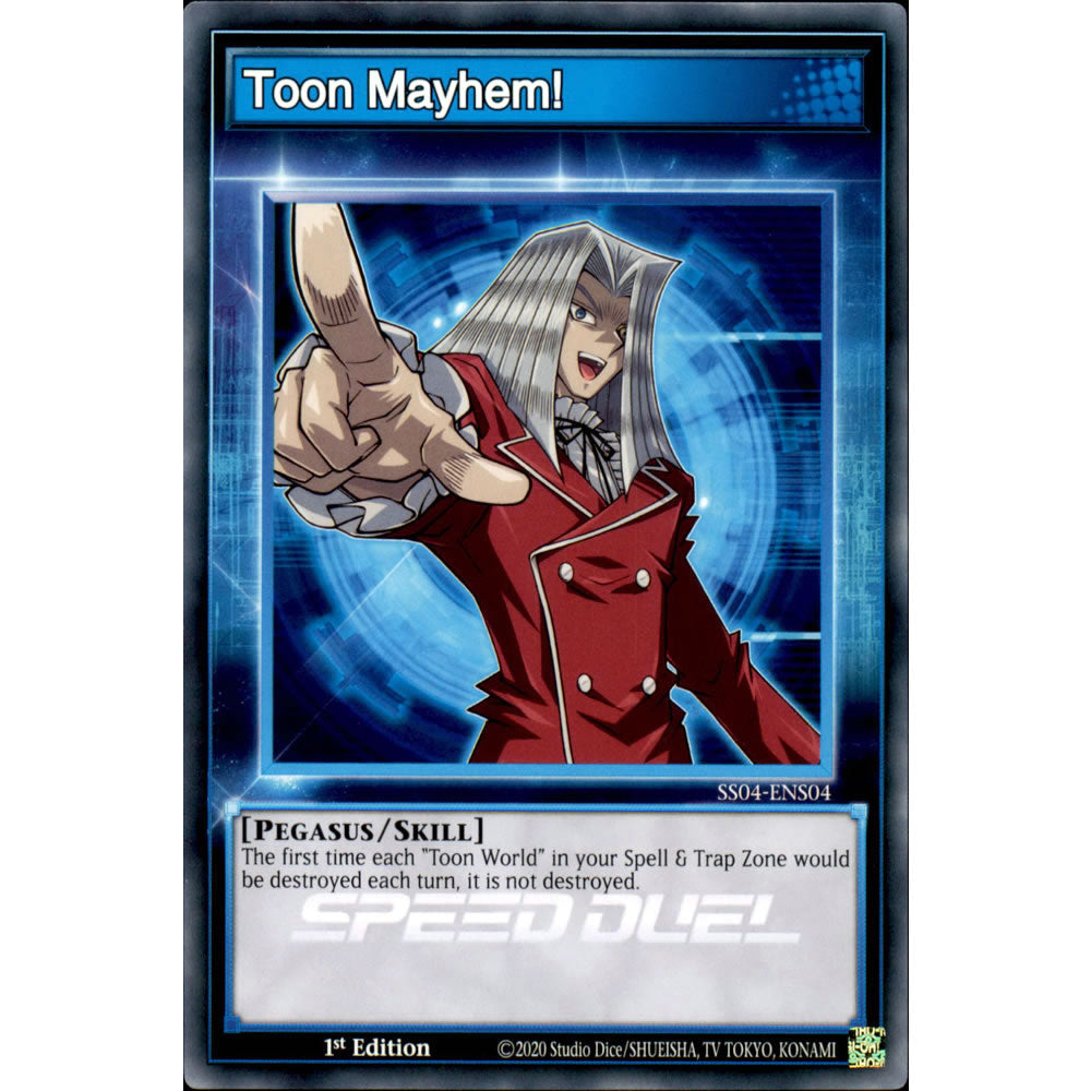 Toon Mayhem! SS04-ENS04 Yu-Gi-Oh! Card from the Speed Duel: Match of the Millennium Set