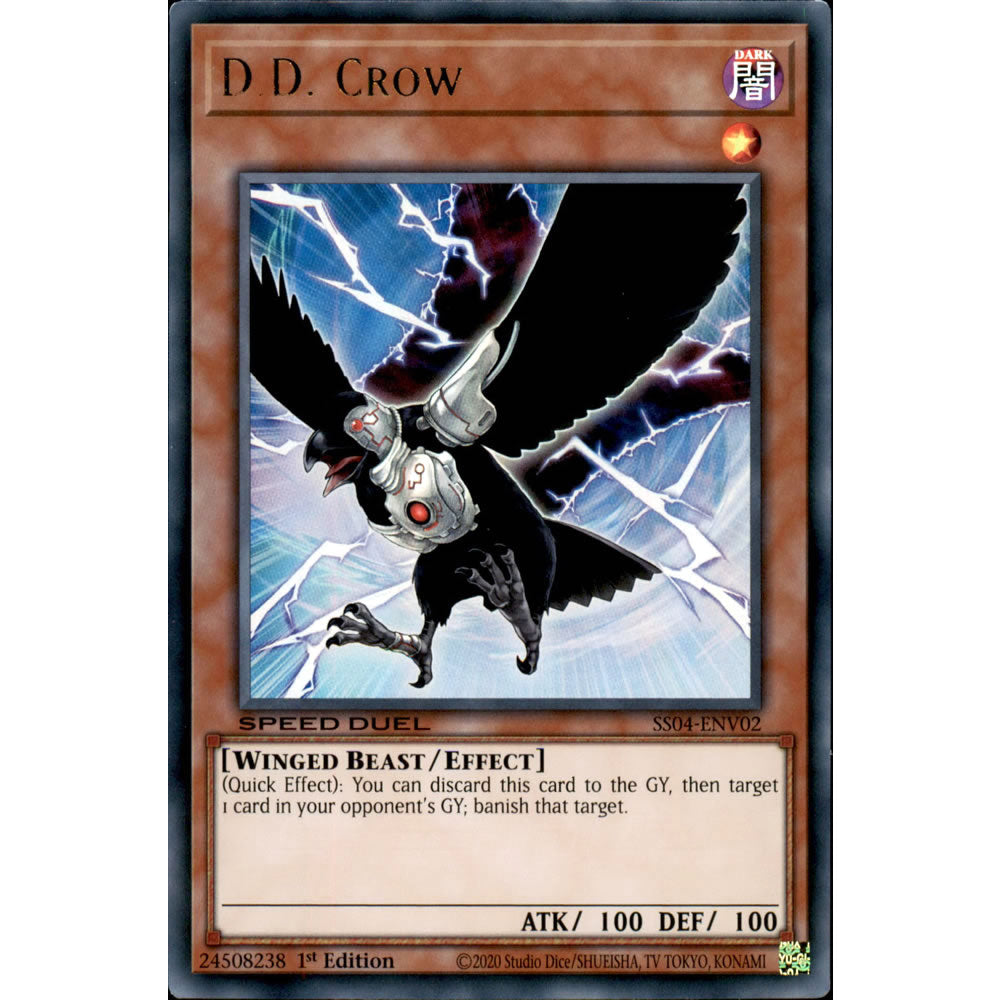 D.D. Crow SS04-ENV02 Yu-Gi-Oh! Card from the Speed Duel: Match of the Millennium Set