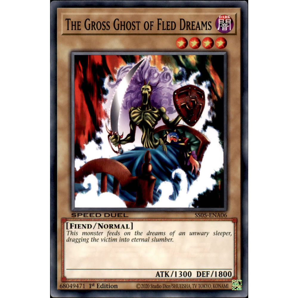 The Gross Ghost of Fled Dreams SS05-ENA06 Yu-Gi-Oh! Card from the Speed Duel: Twisted Nightmares Set