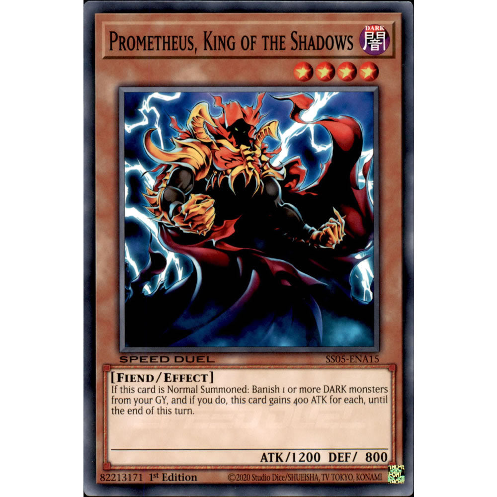 Prometheus, King of the Shadows SS05-ENA15 Yu-Gi-Oh! Card from the Speed Duel: Twisted Nightmares Set