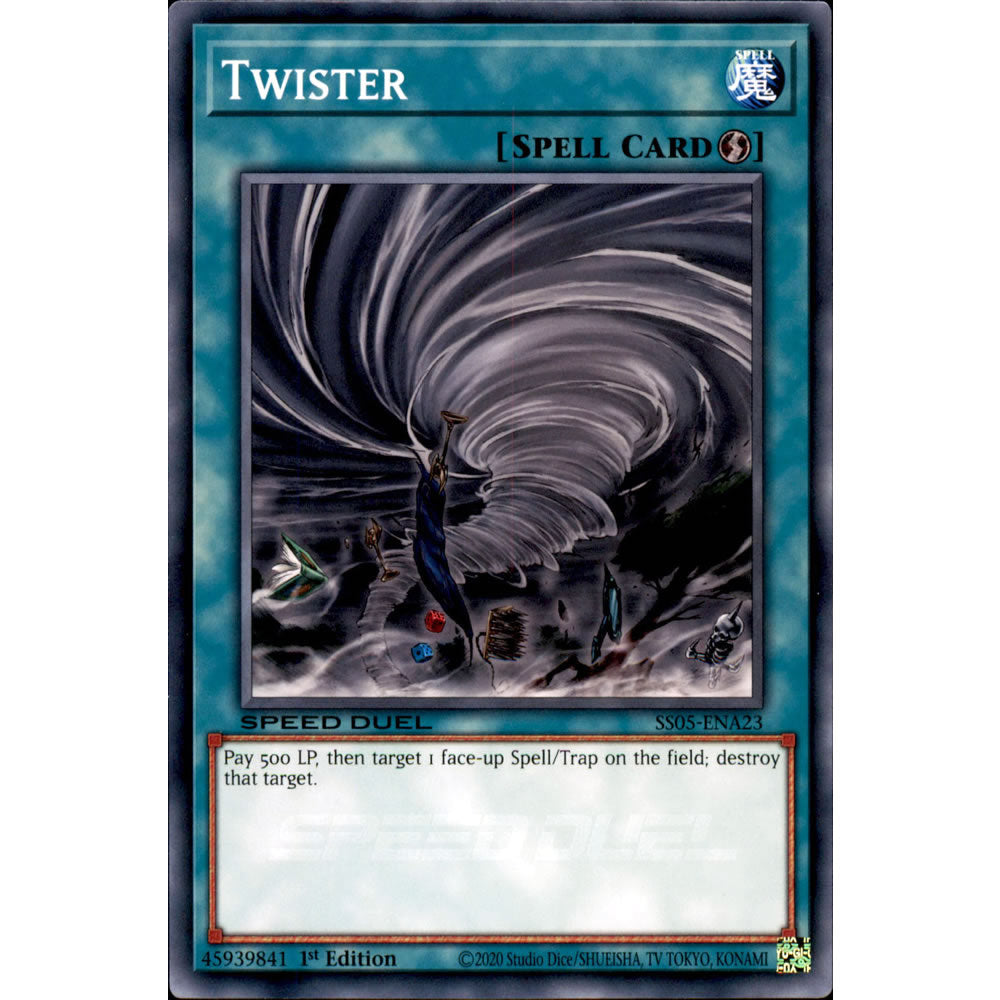 Twister SS05-ENA23 Yu-Gi-Oh! Card from the Speed Duel: Twisted Nightmares Set