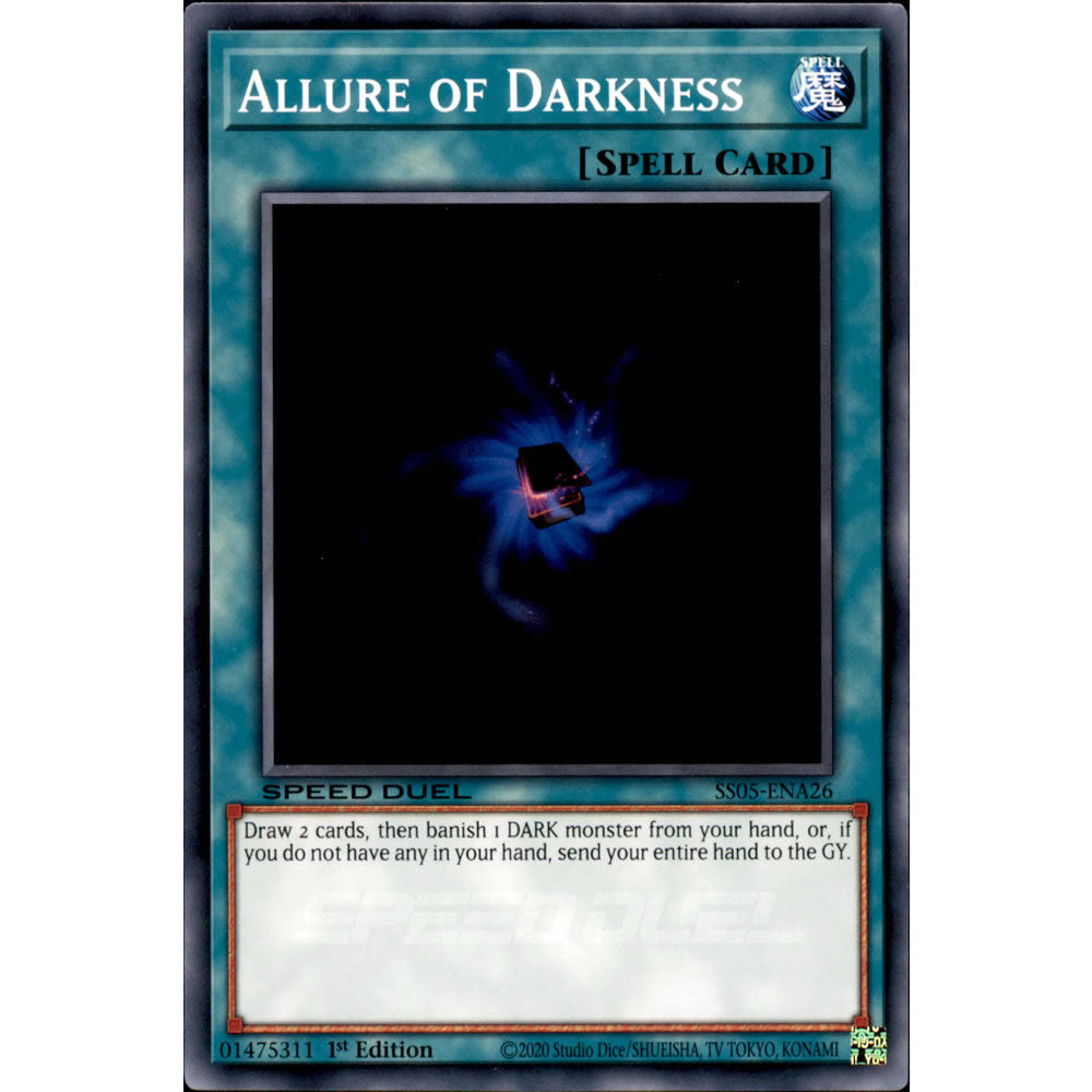 Allure of Darkness SS05-ENA26 Yu-Gi-Oh! Card from the Speed Duel: Twisted Nightmares Set