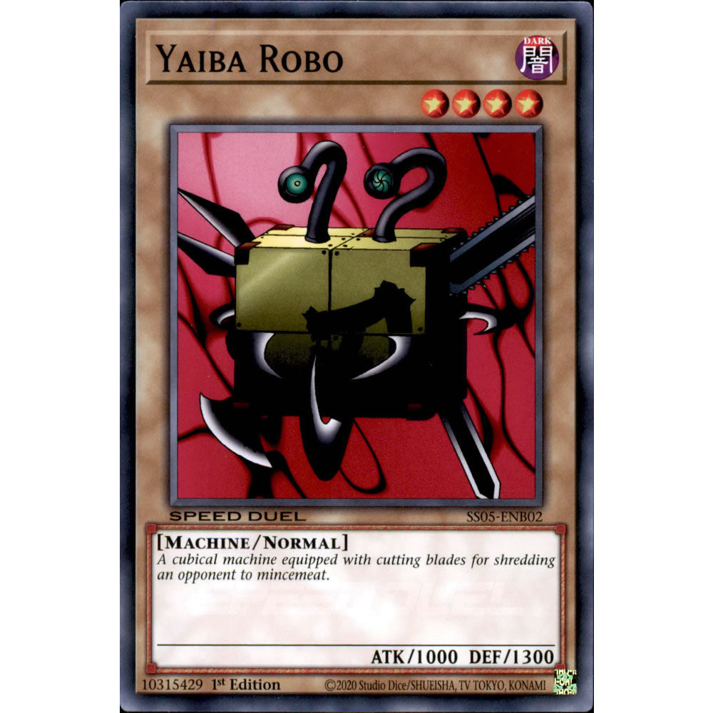 Yaiba Robo SS05-ENB02 Yu-Gi-Oh! Card from the Speed Duel: Twisted Nightmares Set