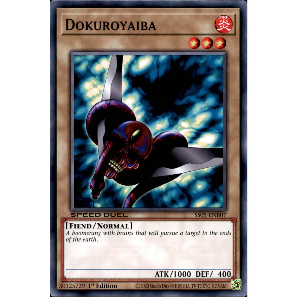 Dokuroyaiba SS05-ENB07 Yu-Gi-Oh! Card from the Speed Duel: Twisted Nightmares Set