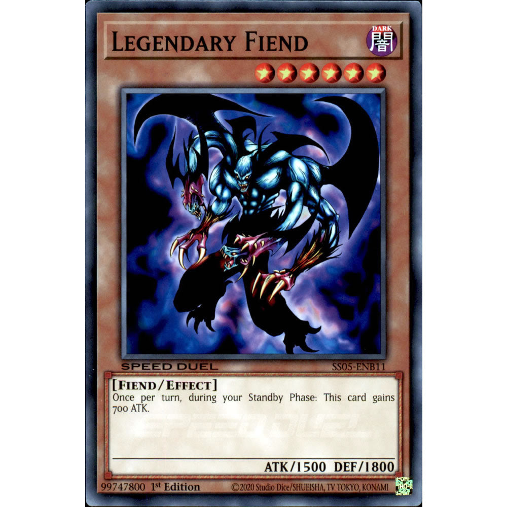 Legendary Fiend SS05-ENB11 Yu-Gi-Oh! Card from the Speed Duel: Twisted Nightmares Set