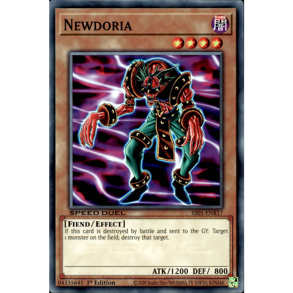 Newdoria SS05-ENB17 Yu-Gi-Oh! Card from the Speed Duel: Twisted Nightmares Set