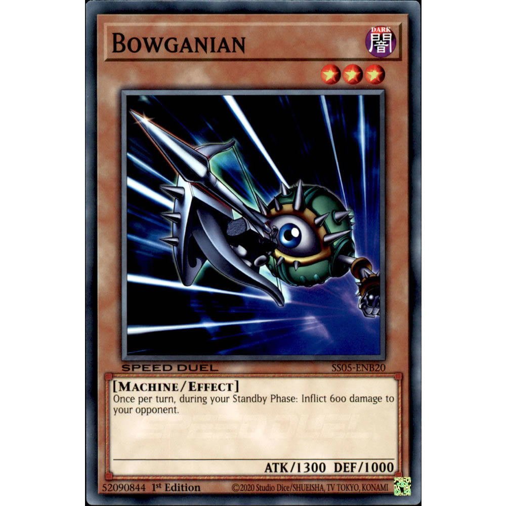Bowganian SS05-ENB20 Yu-Gi-Oh! Card from the Speed Duel: Twisted Nightmares Set
