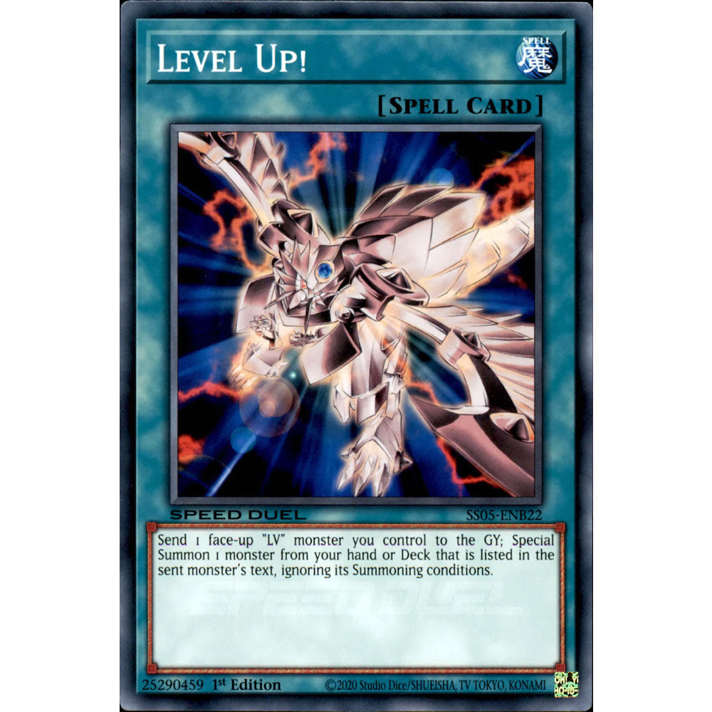 Level Up! SS05-ENB22 Yu-Gi-Oh! Card from the Speed Duel: Twisted Nightmares Set