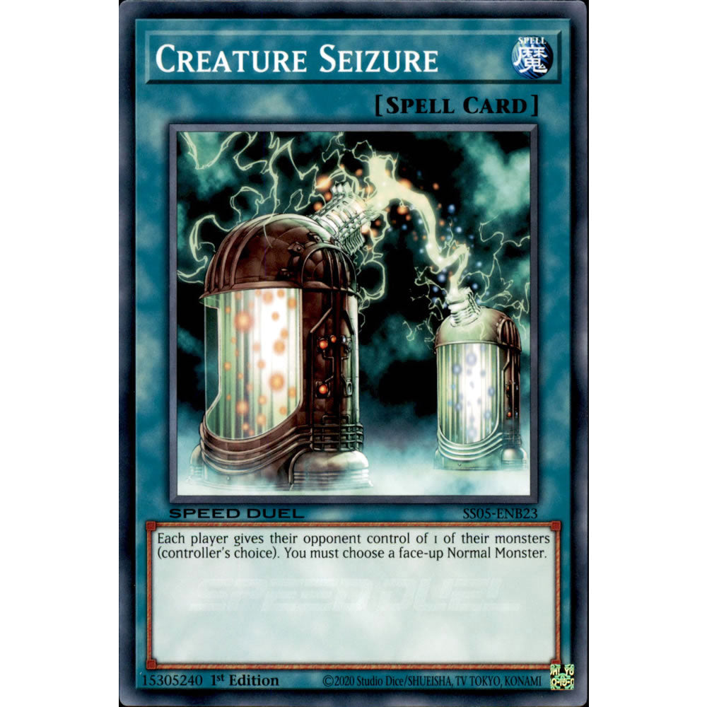 Creature Seizure SS05-ENB23 Yu-Gi-Oh! Card from the Speed Duel: Twisted Nightmares Set