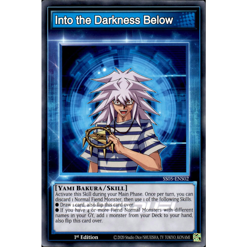Into the Darkness Below SS05-ENS02 Yu-Gi-Oh! Card from the Speed Duel: Twisted Nightmares Set