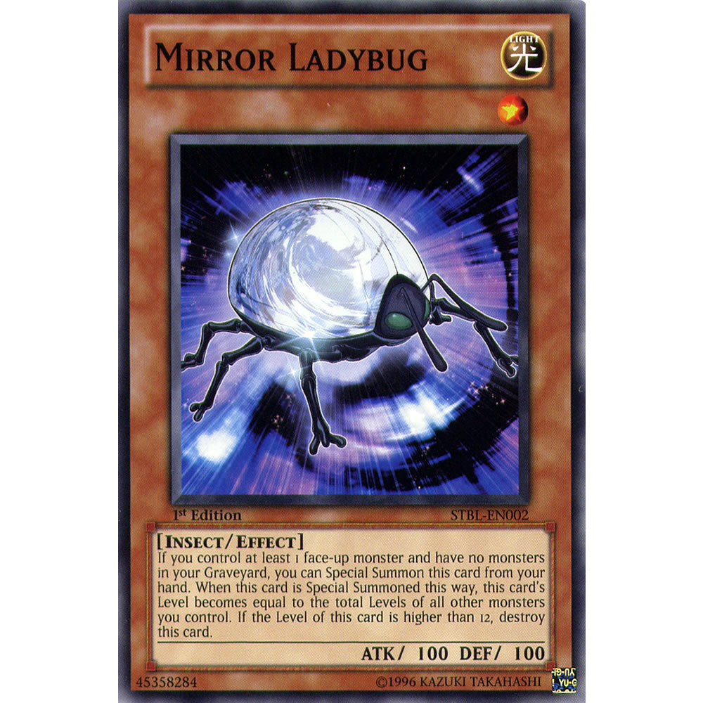 Mirror Ladybug STBL-EN002 Yu-Gi-Oh! Card from the Starstrike Blast Set