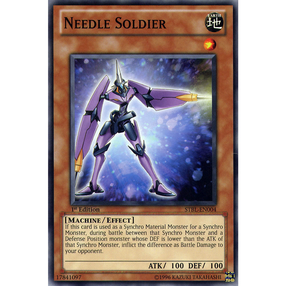 Needle Soldier STBL-EN004 Yu-Gi-Oh! Card from the Starstrike Blast Set