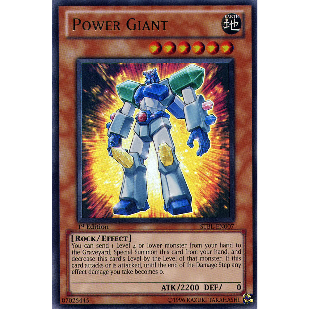 Power Giant STBL-EN007 Yu-Gi-Oh! Card from the Starstrike Blast Set