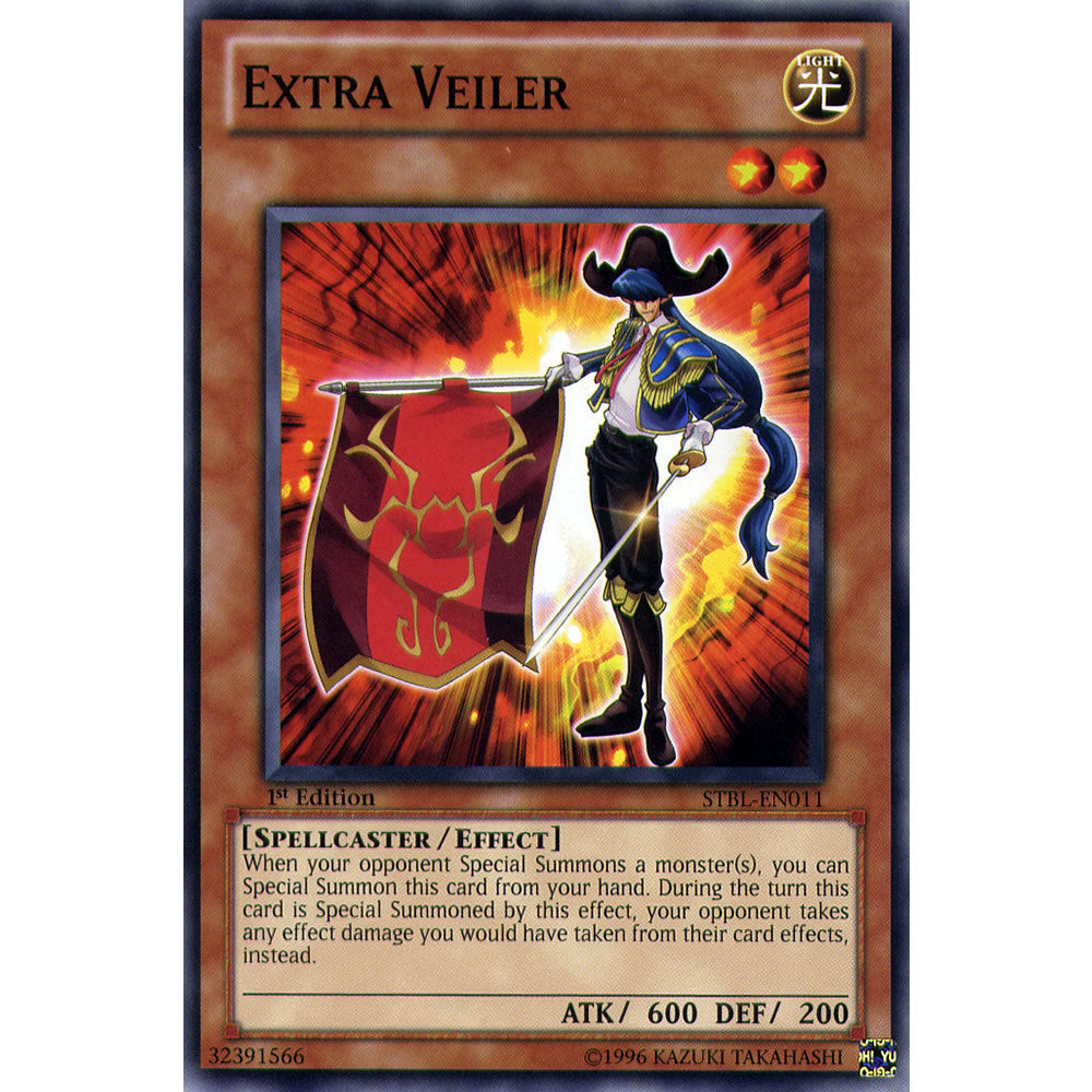 Extra Veiler STBL-EN011 Yu-Gi-Oh! Card from the Starstrike Blast Set