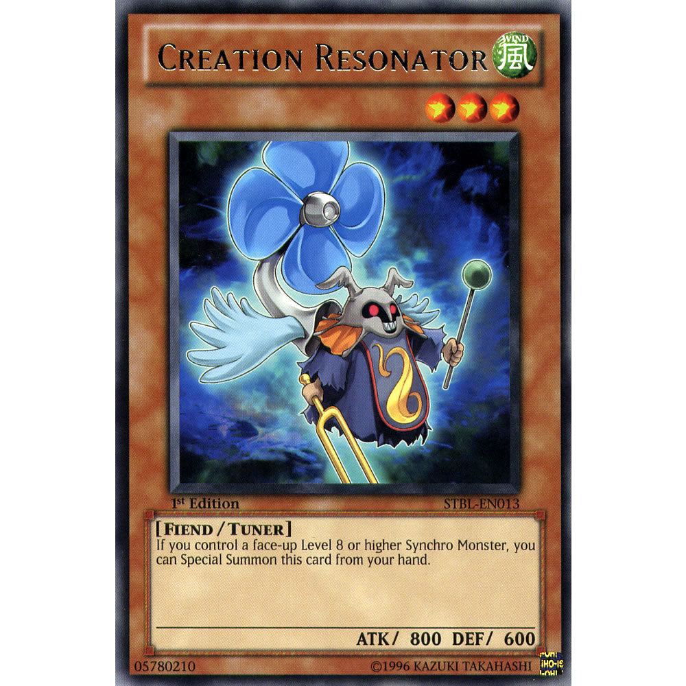Creation Resonator STBL-EN013 Yu-Gi-Oh! Card from the Starstrike Blast Set