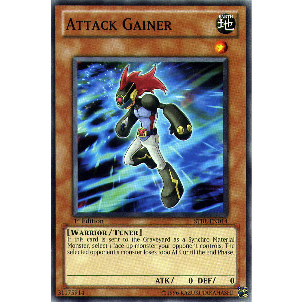 Attack Gainer STBL-EN014 Yu-Gi-Oh! Card from the Starstrike Blast Set